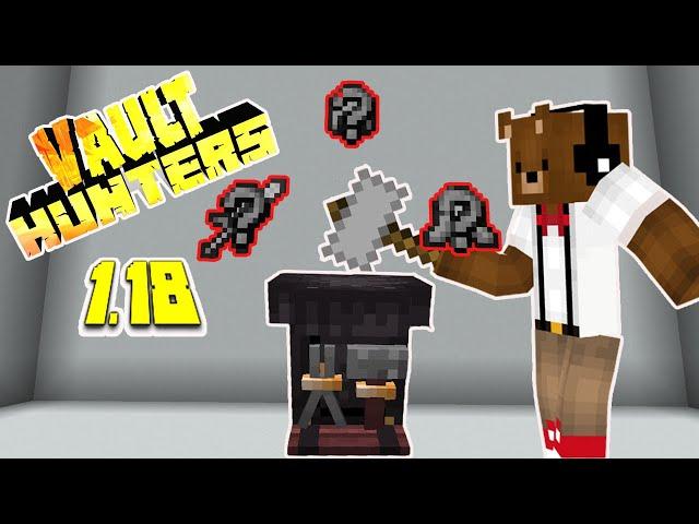 CRAFTING MY FIRST VAULT GEAR!  - VH SMP Season 2- Vault Hunters Modded Minecraft 1.18 Ep 3