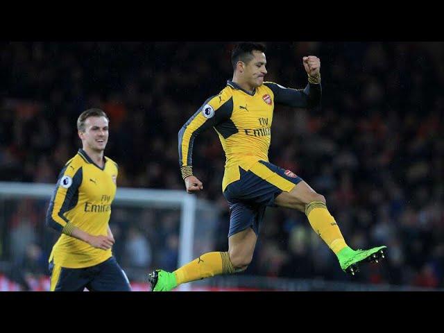 Alexis Sanchez free kick vs Middlesbrough