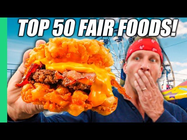 Must Try Before You Die!! USA's TOP 50 INSANE Fair Foods!!!