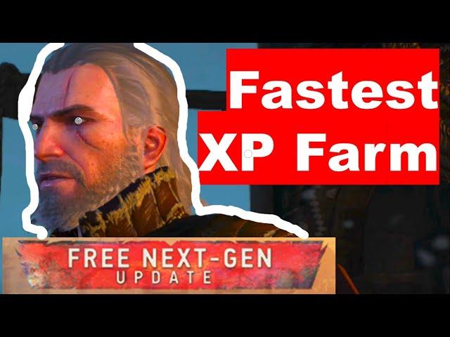 FASTEST XP FARM in Witcher 3, Next-Gen Update 4.00, Unlimited Money $$ #witcher3
