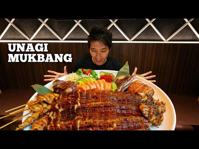 MASSIVE Grilled Eel Platter Mukbang! | Unagi Hitsumabusi Challenge! Hidden Gem in Singapore!