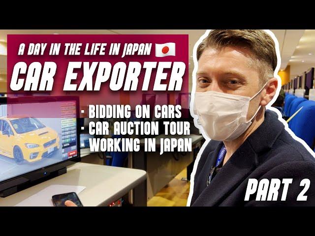 A Day In The Life Of A Car Exporter In Japan: Bidding on JDM Cars At The Auctions!