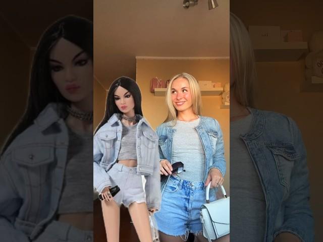 BARBIE’S OUTFIT🩵 rate from 1 to 10!🫶 #shorts #viral #tiktok