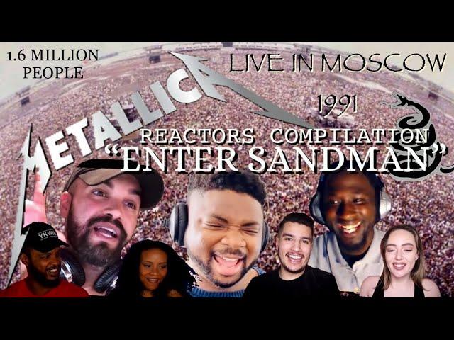 METALLICA “Enter Sandman”  Live in Moscow —  Reaction Mashup