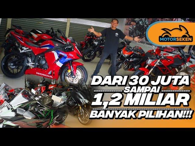 SHOWROOM KOMPLET, DARI NINJA 250, XMAX SAMPAI PANIGALE BEKAS, BERAPA HARGANYA? l Motorseken