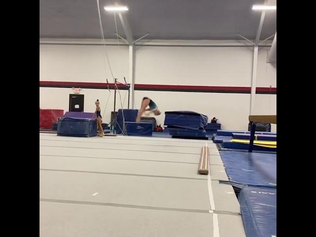 Level 9 Front Handspring Front Layout Front Pike! Go Mia