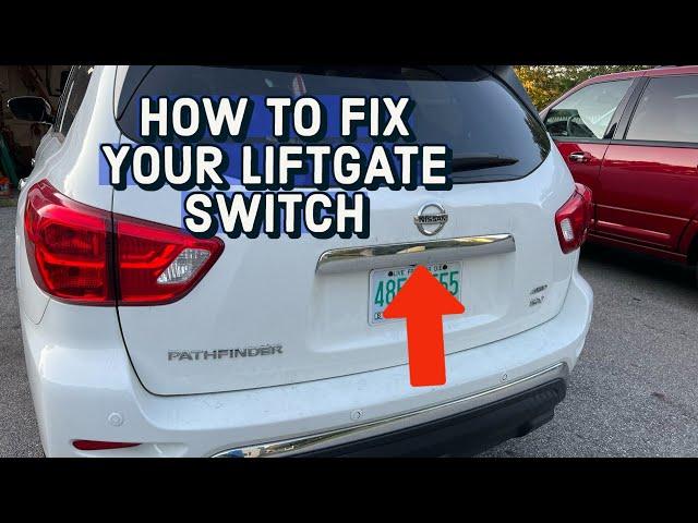 SAVE MONEY! Replace (2013-2020) Nissan Pathfinder Liftgate Button Yourself!