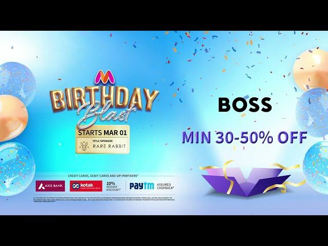 Boss watches at Min. 30-50% off