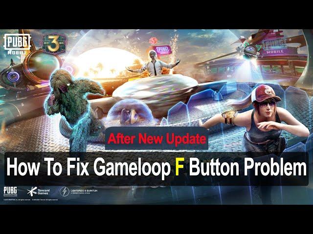 How To Fix Gameloop Pickup F Button Problem | PUBG Mobile Emulator F Button Fix! | After New Update