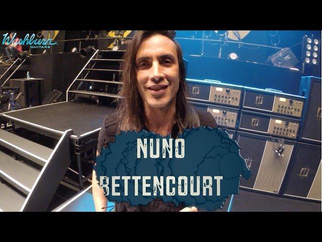 Nuno Bettencourt from Extreme plays Washburn & Randall