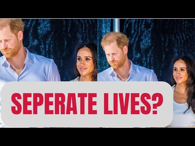 SEPARATE LIVES? MEGHAN HARRY LATEST #meghanandharry #meghan #royal