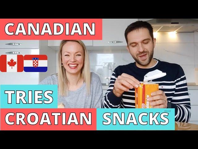 Trying Croatian Snacks & Candy (Tasting Popular Snack-Foods With My Croatian Husband)