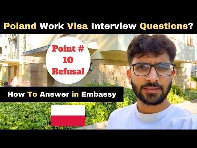 Poland Embassy Interview For Work Visa | Questions and Answers | Poland Work Visa In 2024