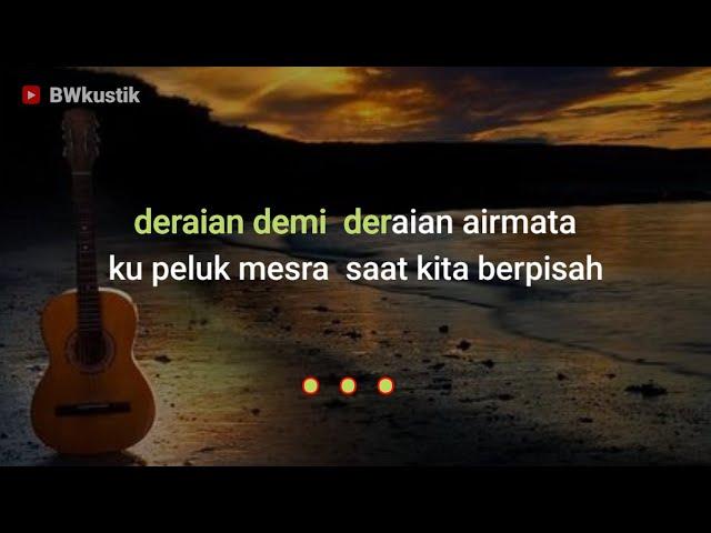 DERMAGA BIRU - THOMAS ARYA // Karaoke Akustik