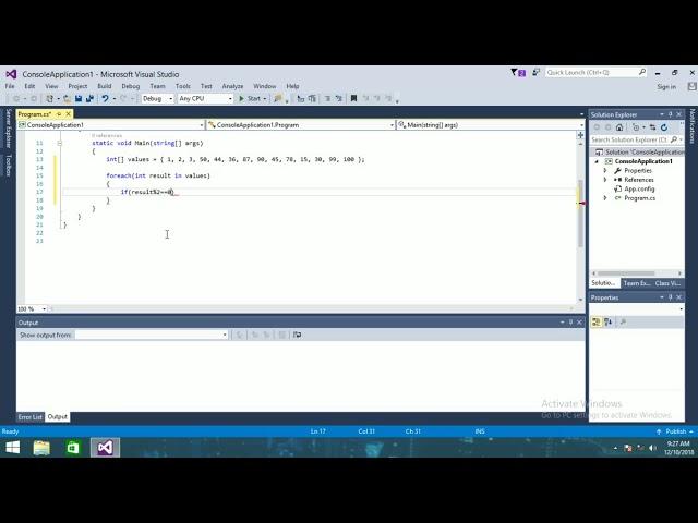 C# Finding Even and Odd numbers from an Array in Ascending order