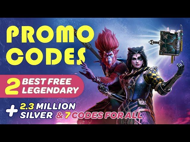 2 FREE Legendary Champions + 7 Codes for ALL Raid Shadow Legends Promo Codes