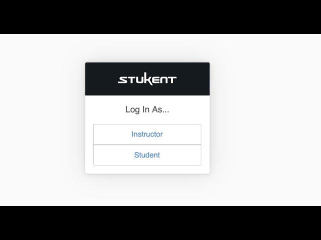 Signing up for Stukent