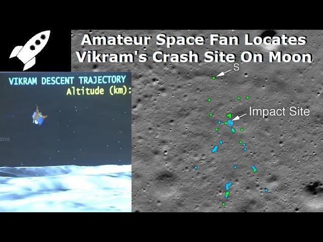 Crash Site Of India's Lunar Lander Discovered By Amateur Searching Public Data