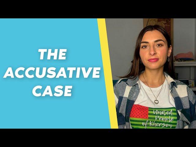 The Accusative case in the Ukrainian language