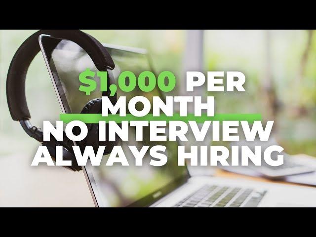 5 Best Work From Home Jobs That Are Now Hiring w/ No Interview (2024)