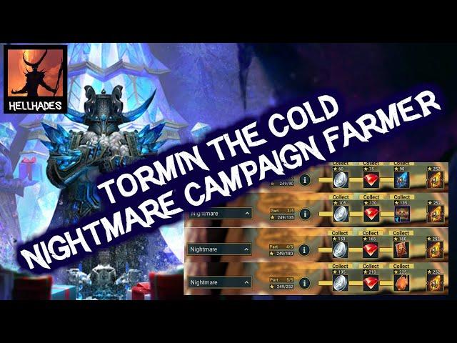 RAID: Shadow Legends | Tormin the Nightmare Campaign farmer??
