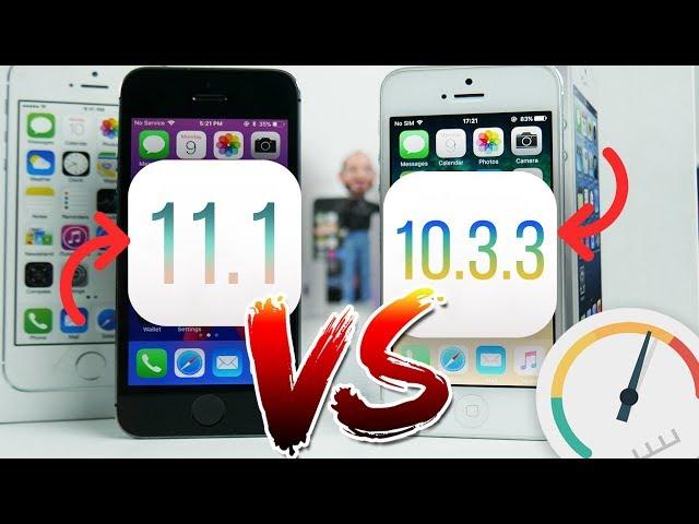 IOS 11.1 iPhone 5 is FASTER than 5s? Latest firmwares comparison