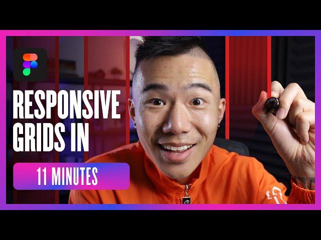Figma Tutorial: Setup a Responsive Grid Layout for UI & Web Design (IN 11 MINUTES)