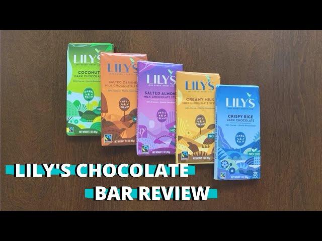 Lily's chocolate bar review | Keto friendly chocolate bar | LCHF Strawberry dessert recipe