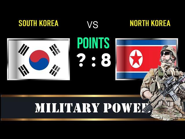 vs South Korea VS North Korea Military Power Comparison | 남한과 북한의 군사력 비교