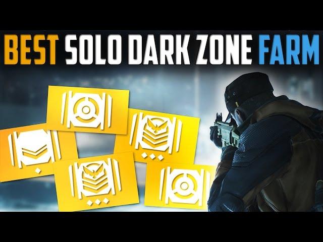 The Division | Best Solo Dark Zone Farming Route