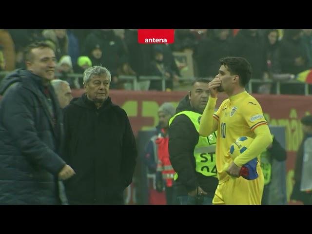 Ianis Hagi, băgat "în şedinţă" de Mircea Lucescu după România - Cipru 4-1