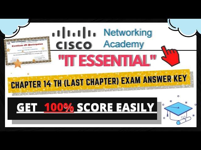 IT Essential 14th Chapter Exam Answer Key | iamsaurabh9876 | Abhi_shek | Electric Abhi |