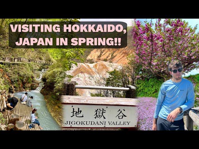 VISITING HOKKAIDO IN SPRING IS INCREDIBLE!! EXPLORING NOBORIBETSU, LAKE TOYA & JOZANKEI, JAPAN