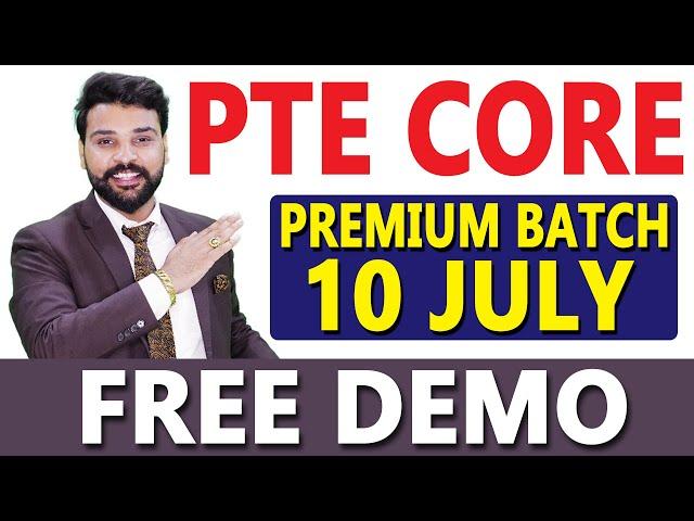 PTE Premium Batch LIVE Demo Class