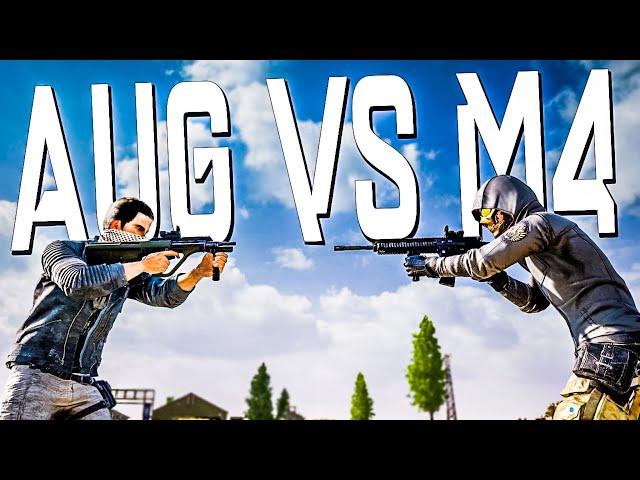 AUG VS M416 - Which one is BETTER? Comparison & evaluation - PUBG