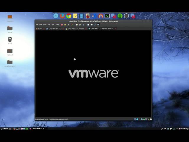 How to install Linux Mint 17.3 cinnamon from USB with vmware workstation 12 + installation steps