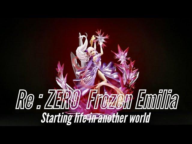 eSTREAM Re:ZERO Frozen Emilia Crystal Dress Ver 이스트림 리제로 빙결의 에밀리아 1/7 피규어 리뷰 Re:ゼロから始める異世界生活 氷結のエミリア