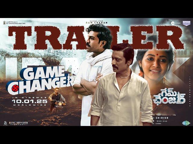 Game Changer New Movie - Trailer | Ram Charan | Kiara Advani | Shankar | Raju, Shirish | Thaman S