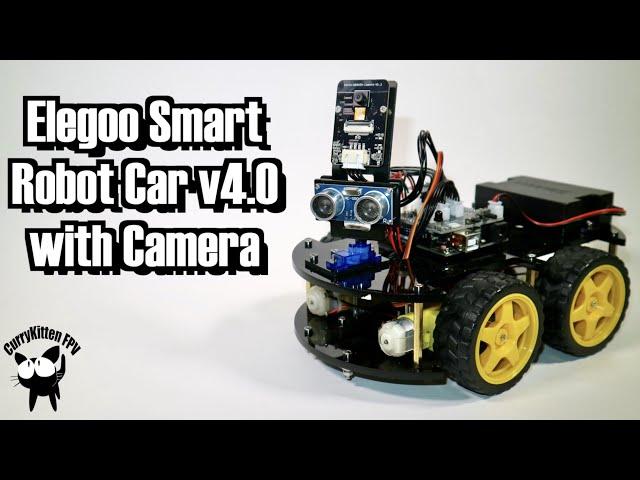 Elegoo Smart Robot Car V4 - now with a camera (FPV/Robot crossover!)  Supplied by Elegoo