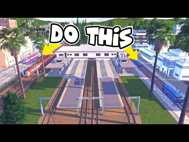 How to Build the PERFECT Public Transit Network (Cities Skylines Beginners Guide)