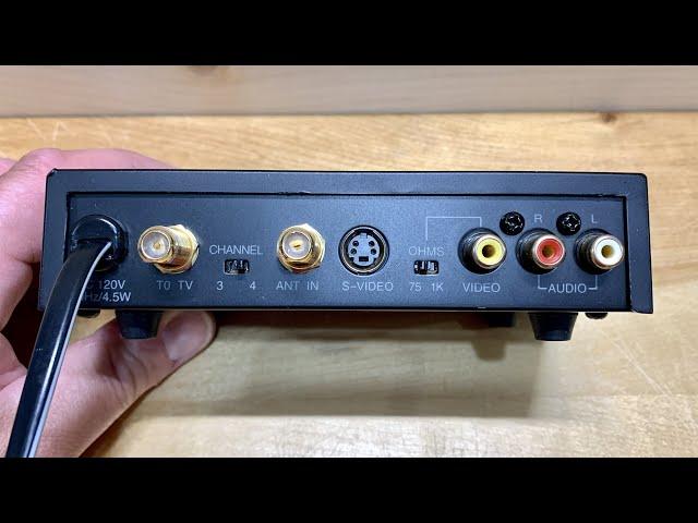 RF Modulators: Make your own Private Analog TV Channels the Easy Way