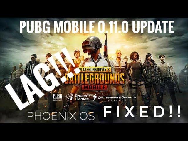 Phoenix OS PUBG 0.11.0 Lag Fix !!