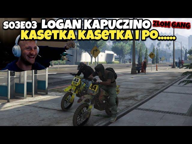 "PARIS PLATYNOV W GTA 5 RP/LOGAN KAPUCZINO - "KASETKA, KASETKA I PO KASETCE" S03E03"