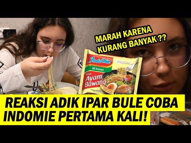 REAKSI ADIK IPAR BULE COBA INDOMIE! SAMPAI BERANTEM SAMA ISTRI