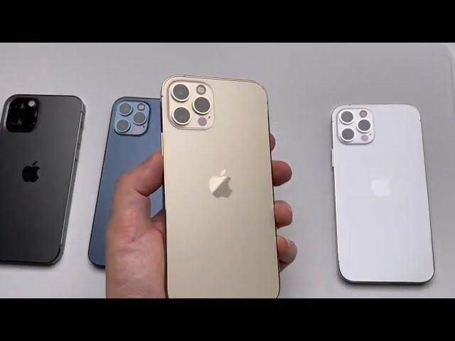 Iphone 12 Pro All colors comparison & hands on 