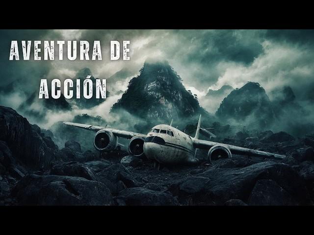 Tras un accidente aéreo, sobreviven en una isla desierta / Película de Acción y Aventuras en Español