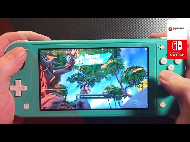 Fortnite Chapter 3 Season 2 Nintendo Switch Lite Gameplay (First Time Trios Win)