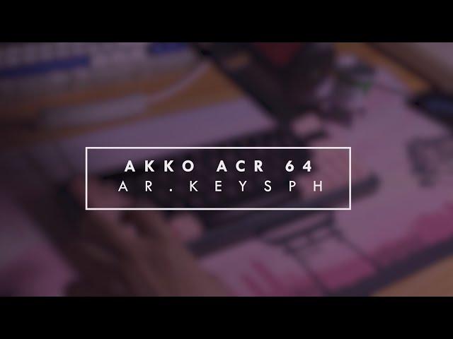 Akko V3 Cream Blue X Akko Acr 64