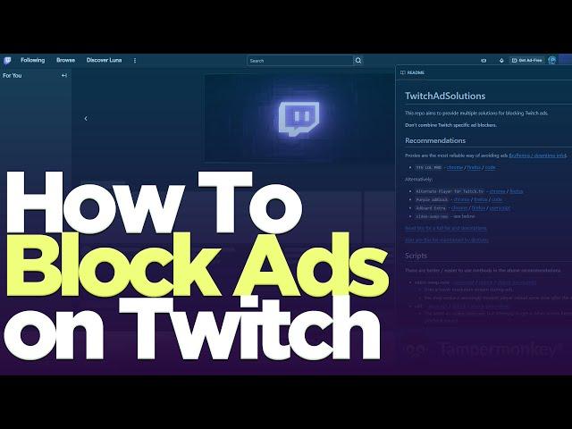 How to Block Twitch Ads | Works in 2024