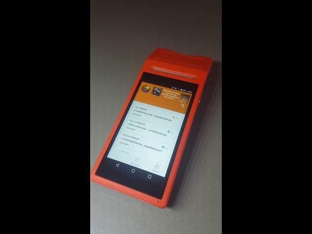 Strayacoin POS Terminal - Demonstration of Bitcoin transaction